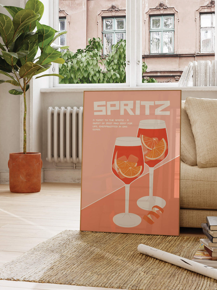 Spritz Cocktail Print