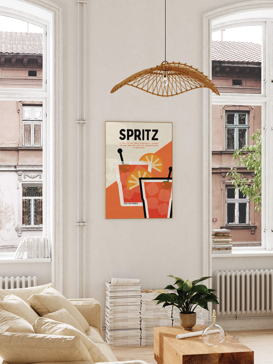 Retro Spritz Cocktail Print
