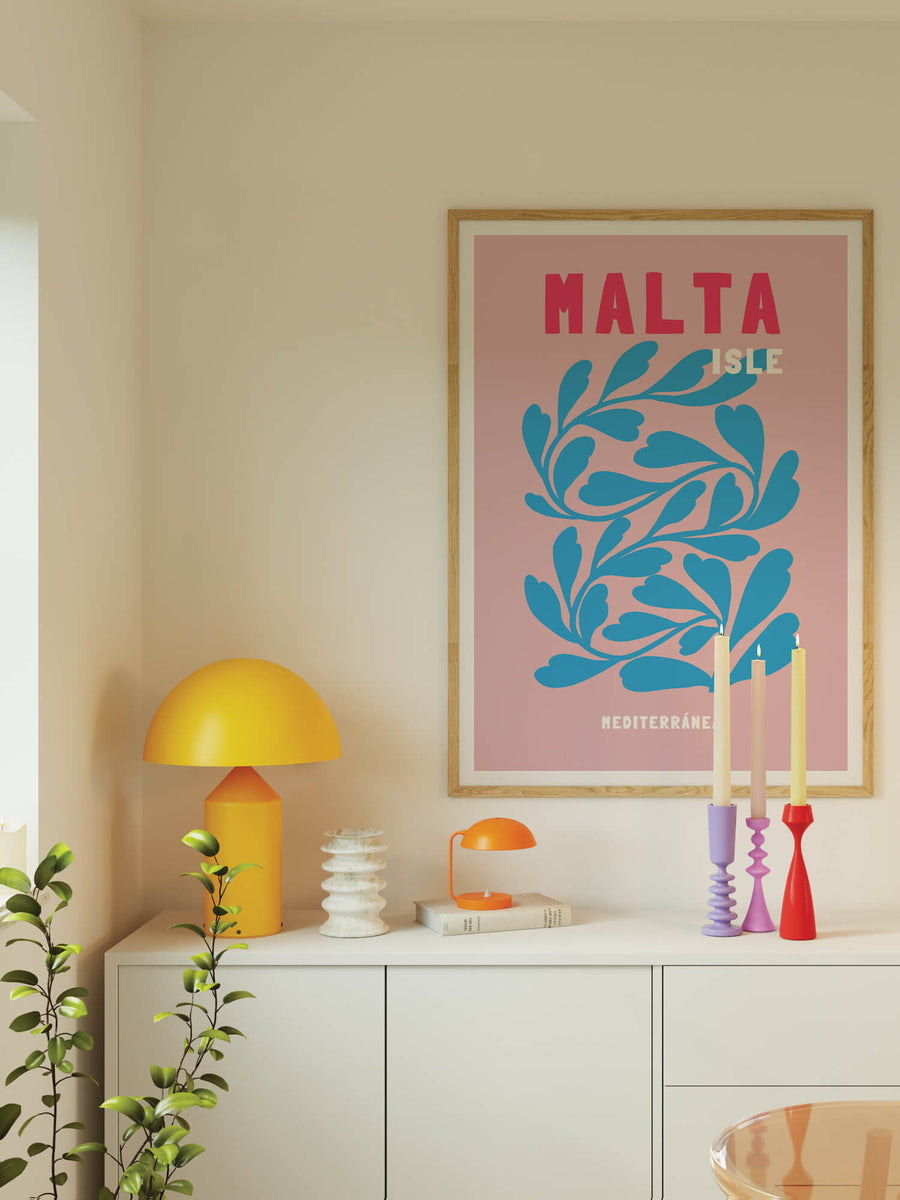 Malta Isle Travel Print