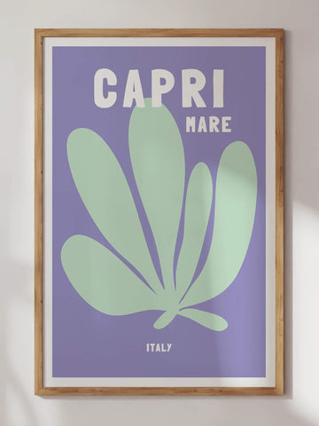 Capri Italy Travel Print