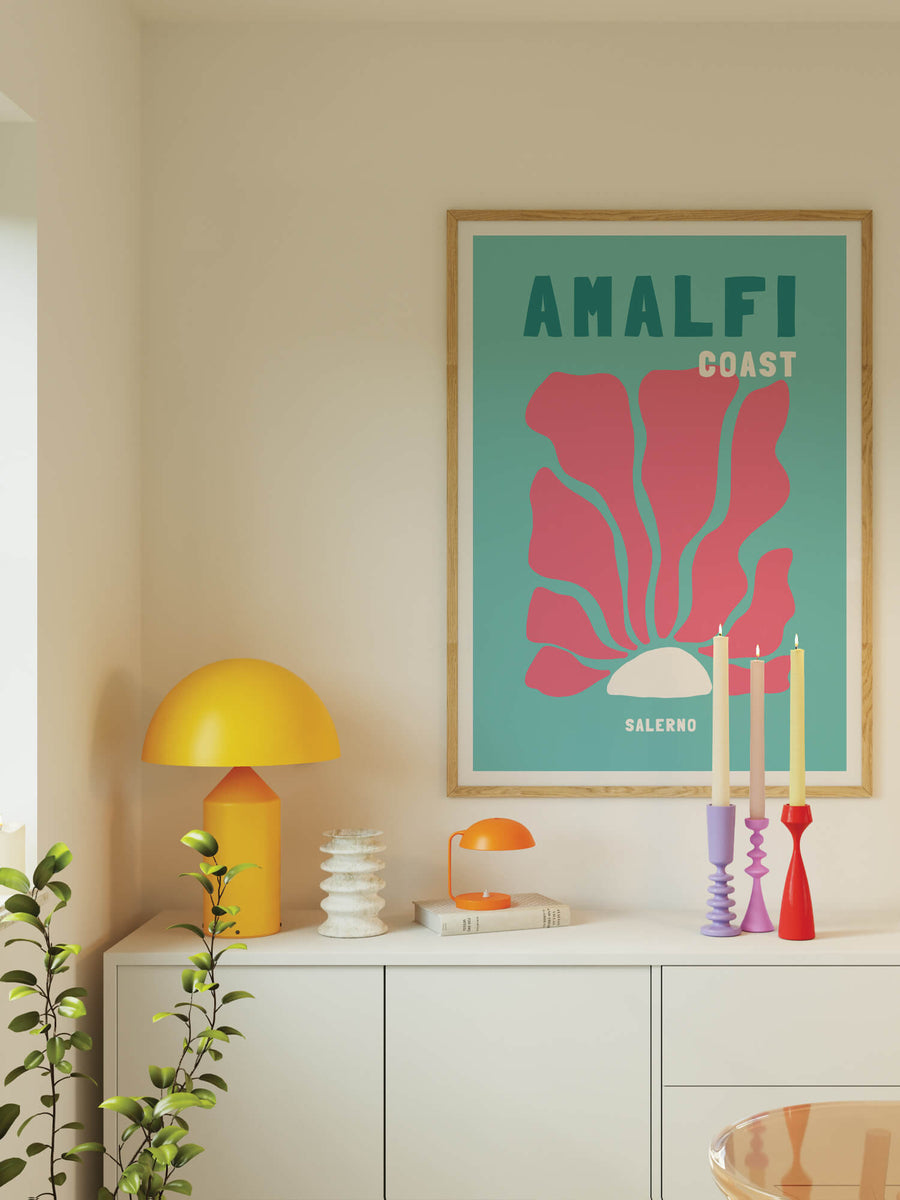 Amalfi Coast Travel Print