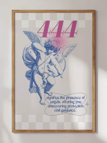 444 Angel Number Print