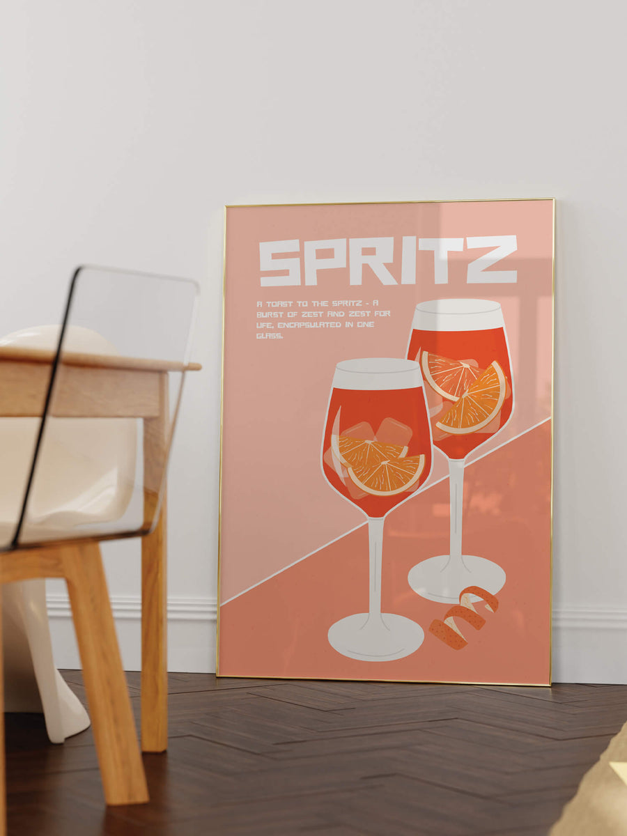 Spritz Cocktail Print