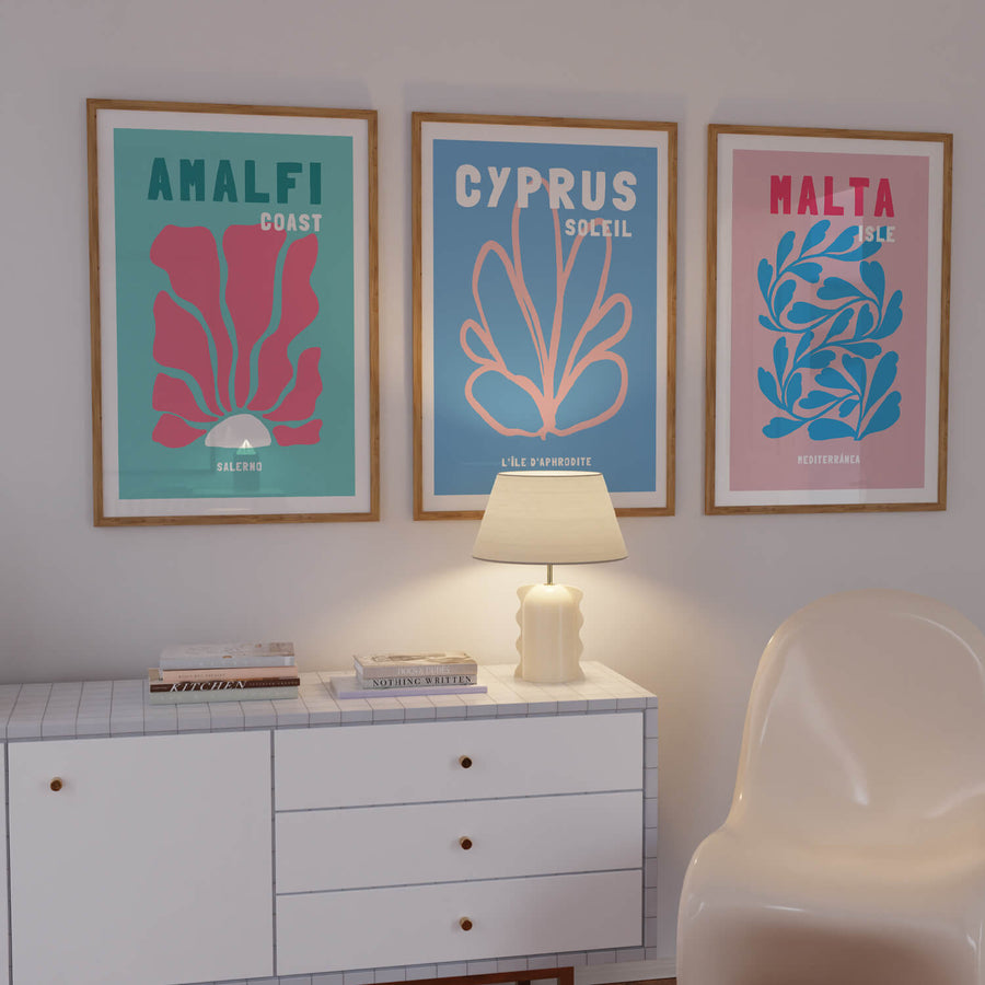 Add a touch of Mediterranean charm to your home with this Assouline-inspired Malta travel print. Perfect for coffee table book-style decor or coastal interiors. Get 2 Prints for $100 + Free Shipping Australia-wide!