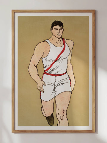 Athlete by Edward Penfield Print
