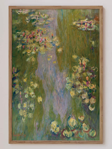 Claude Monet - Garden Pond in Bloom Print