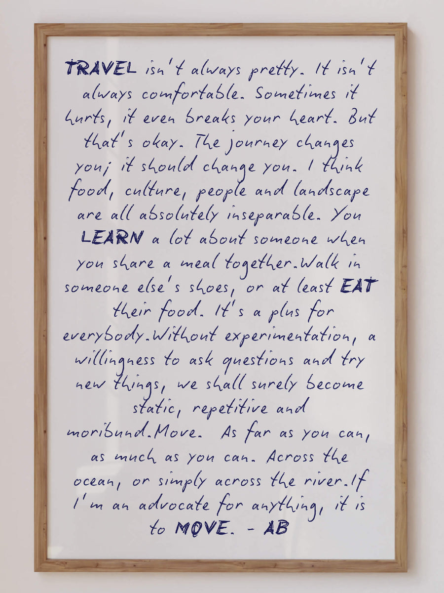 Anthony Bourdain Bundle Prints