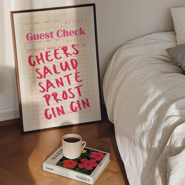 Cheers Guest Check Print