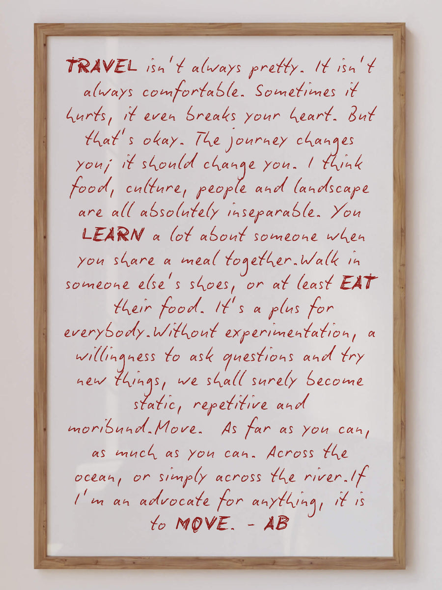 Anthony Bourdain Bundle Prints