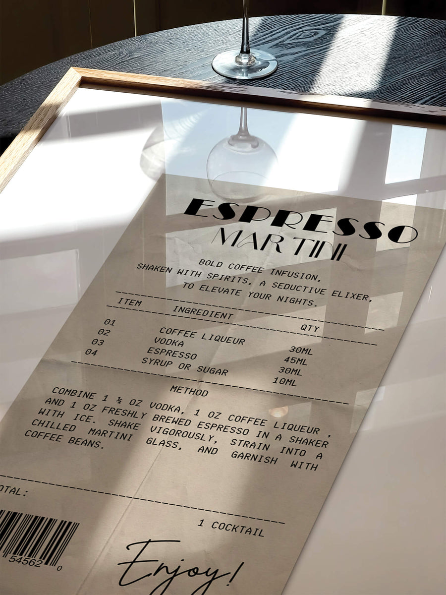 Espresso Martini Recipe Print