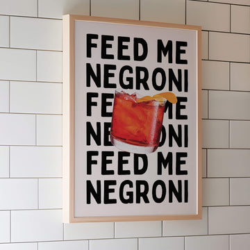 Feed Me Negroni Cocktail Print