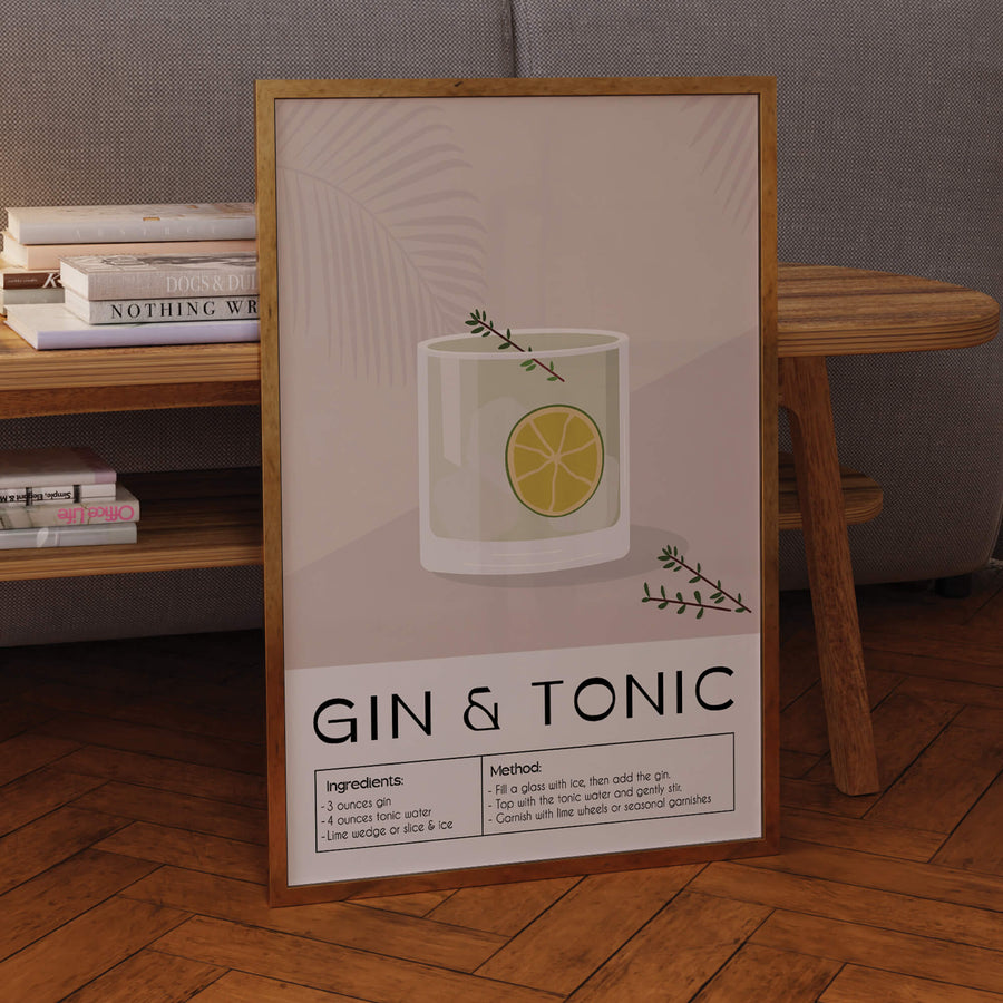 Gin & Tonic Print