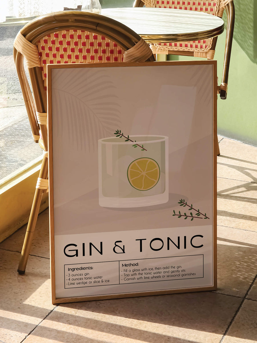 Gin & Tonic Print