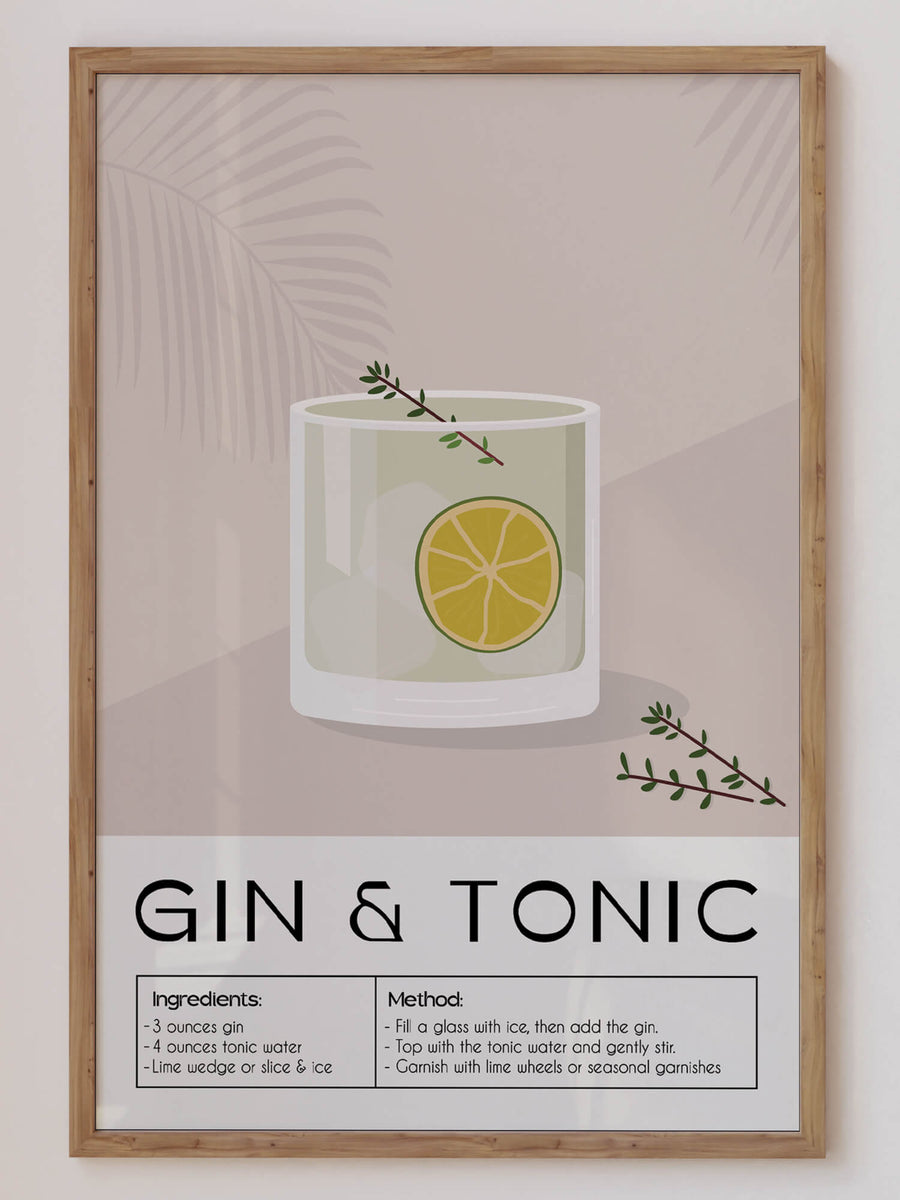 Gin & Tonic Print