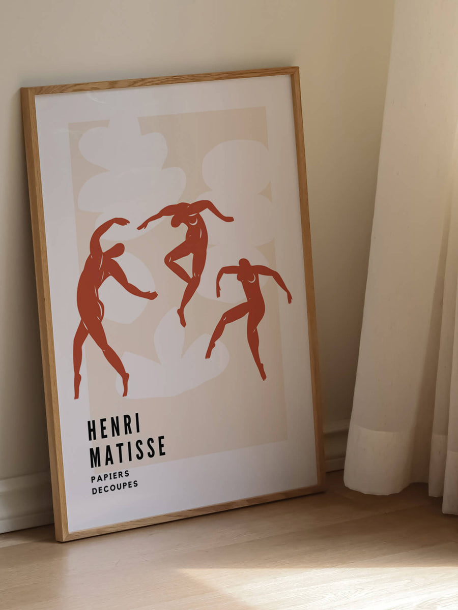 Matisse Papiers Decoupes Terracotta Print