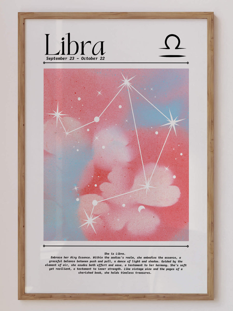 Libra Aura Gradient Print