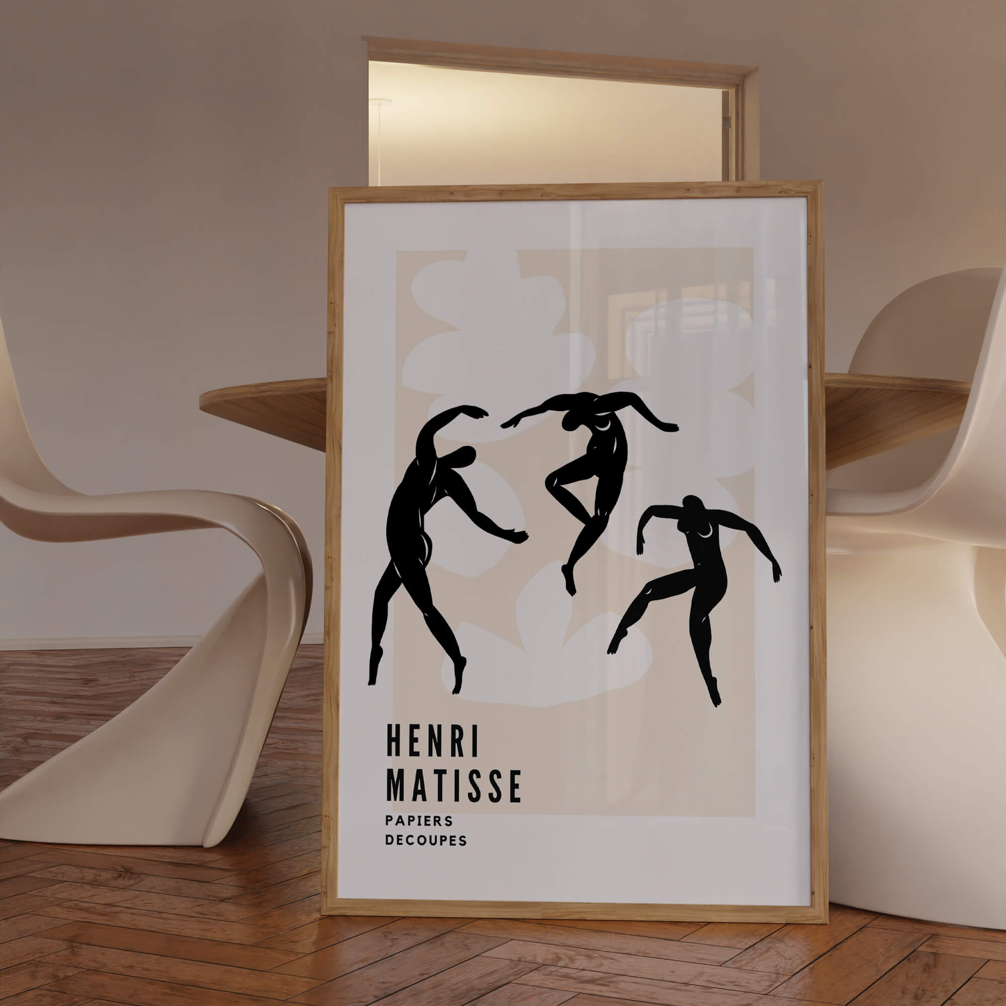 Matisse Papiers Découpés Black Print – Elegant Abstract Dance Wall