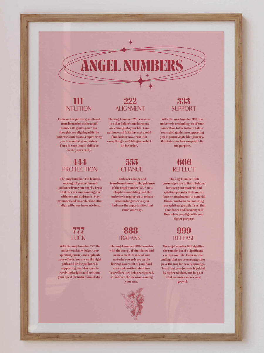 Angel Numbers Vintage Vol. 3 Print