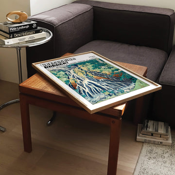 Falls of Kirifuri by Katsushika Hokusai Print