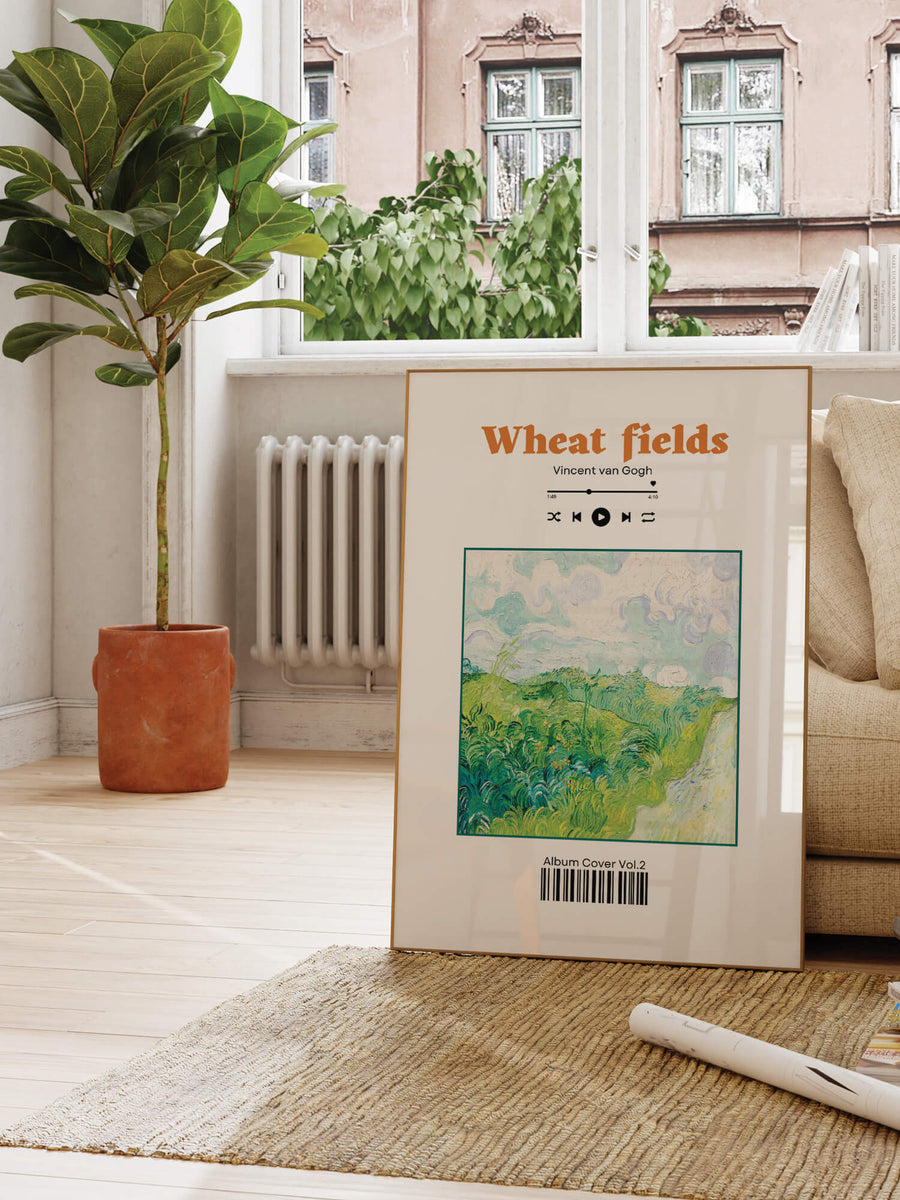 Wheatfield by Van Gogh Music Print