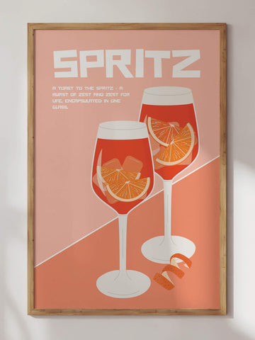 Spritz Cocktail Print