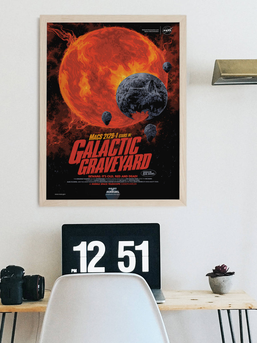 Galactic Graveyard by Nasa Print