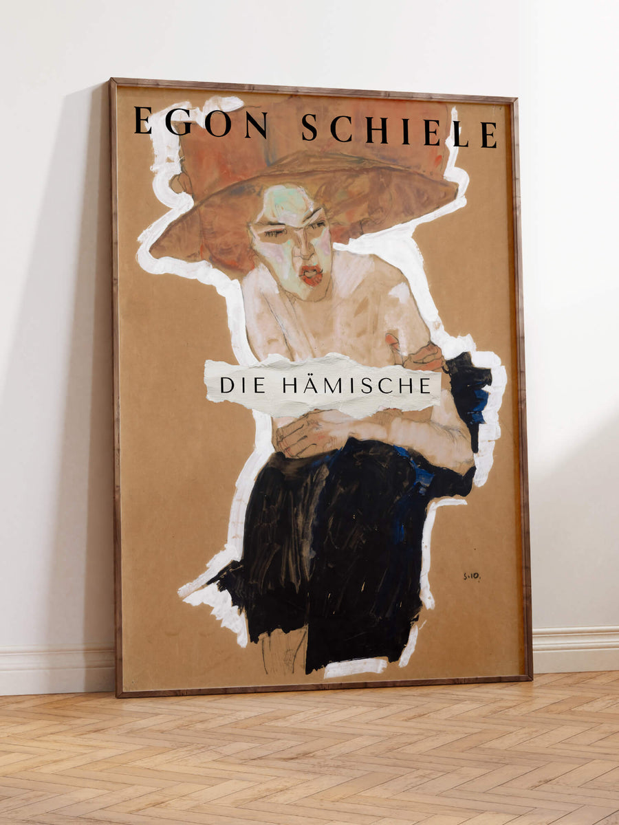 Die Hamische by Egon Schiele Print