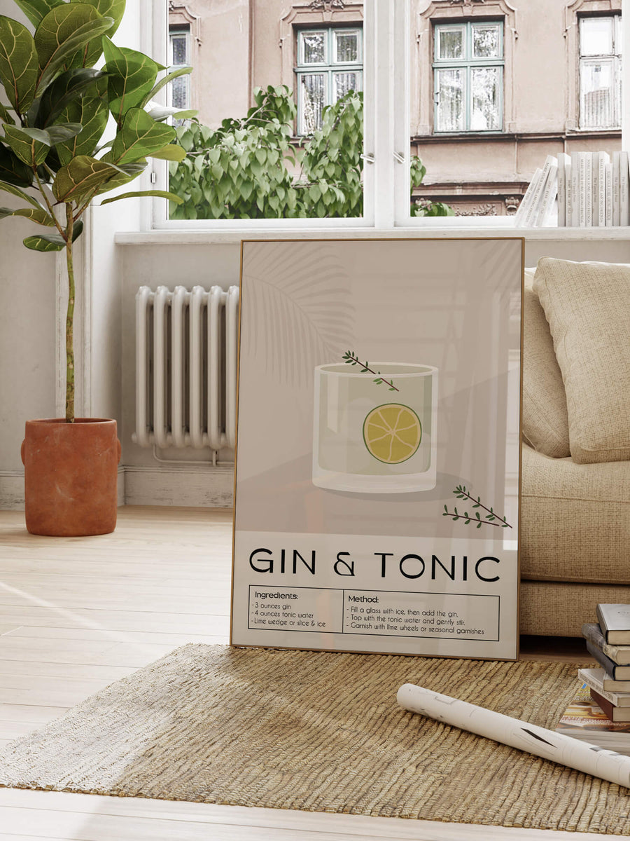 Gin & Tonic Print