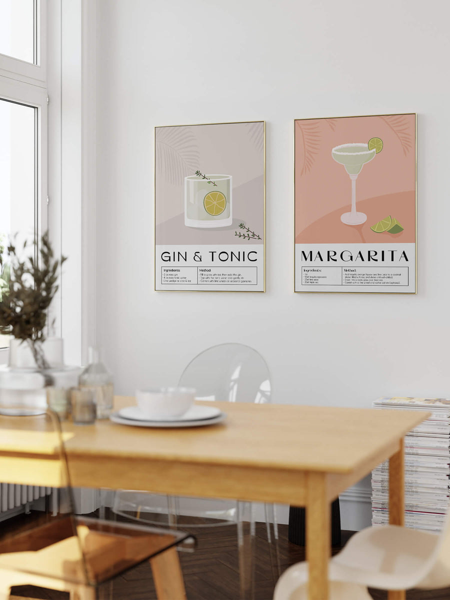 Margarita & Gin Tonic Bundle Prints