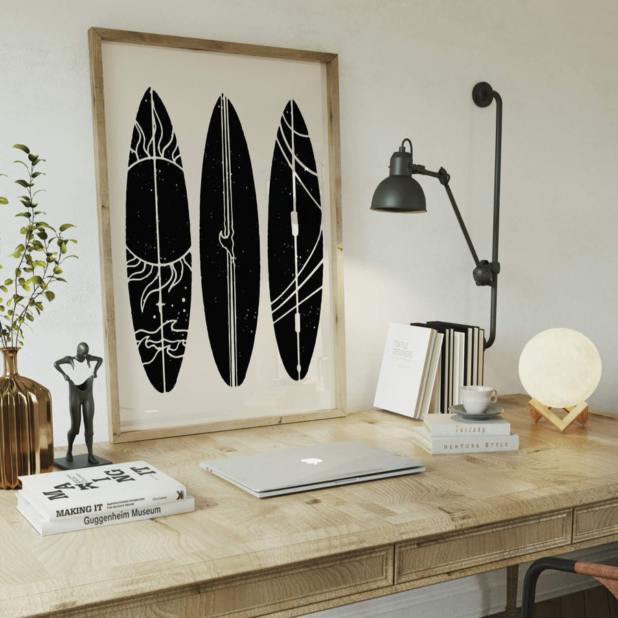 Surfboards Print