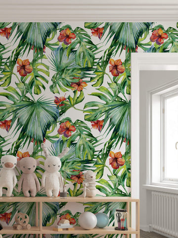 Tropical Flowers Wallpaper