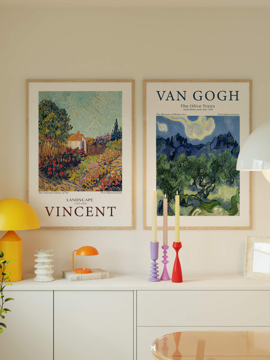 Olive Trees & Landscape by Van Gogh Bundle Prints